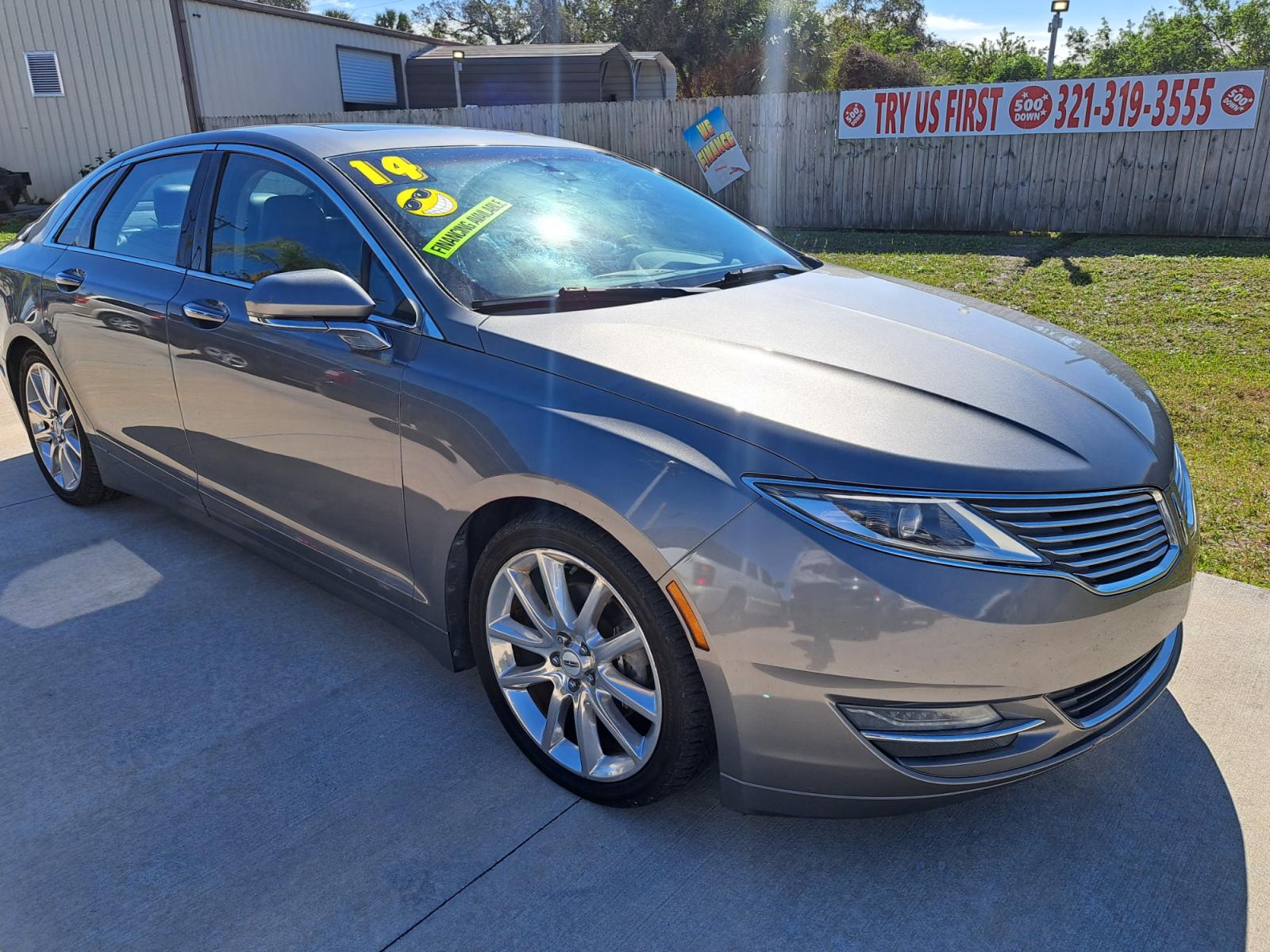 2014 Silver Lincoln MKZ AWD (3LN6L2J90ER) with an 2.0L L4 DOHC 16V engine, d Automatic transmission, located at 1181 Aurora Rd, Melbourne, FL, 32935, (321) 241-1100, 28.132914, -80.639175 - Photo #2