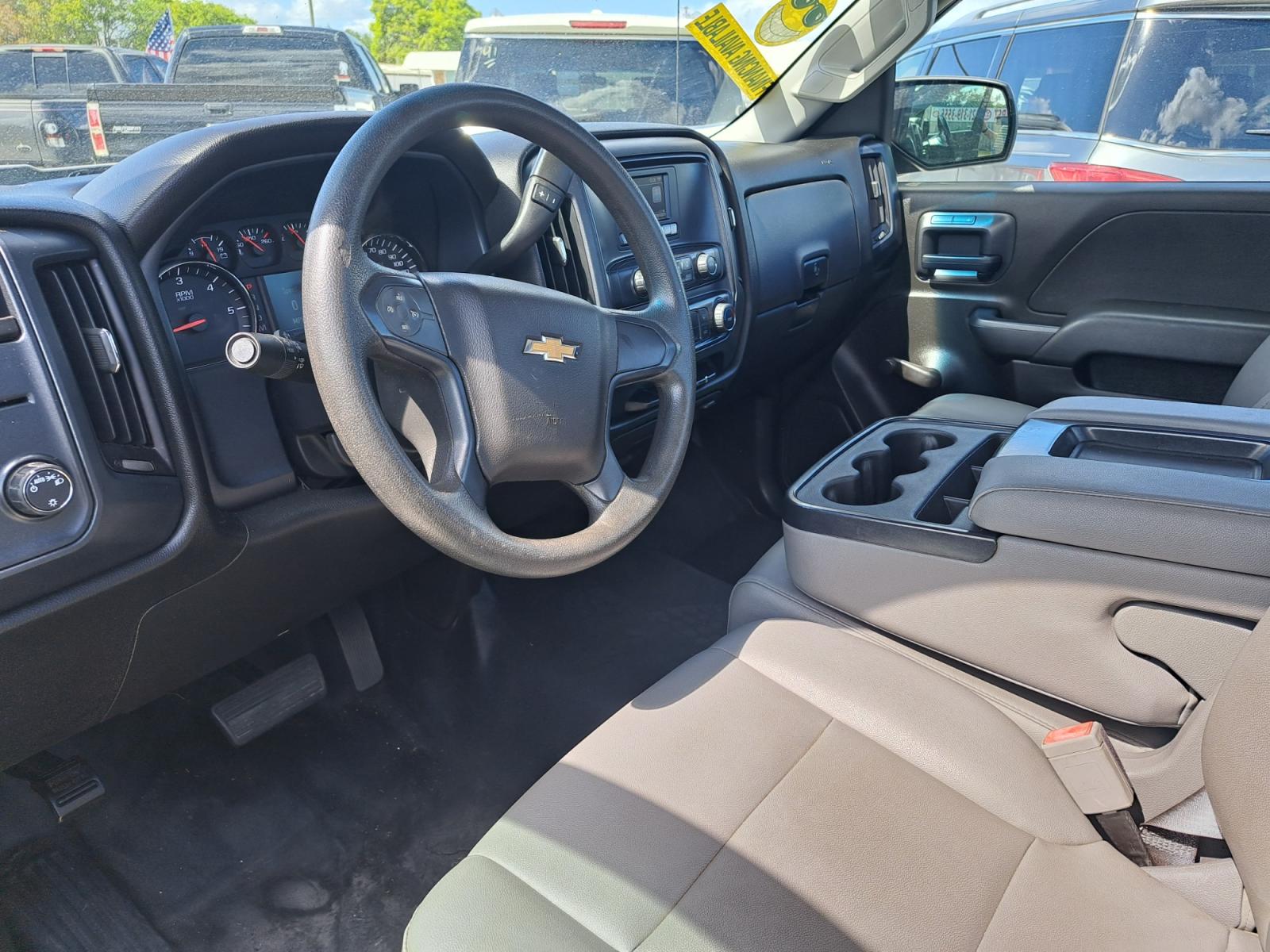 2016 White Chevrolet Silverado 1500 Work Truck Short Box 2WD (1GCNCNEH6GZ) with an 4.3L V6 engine, 6A transmission, located at 1181 Aurora Rd, Melbourne, FL, 32935, (321) 241-1100, 28.132914, -80.639175 - Photo #3