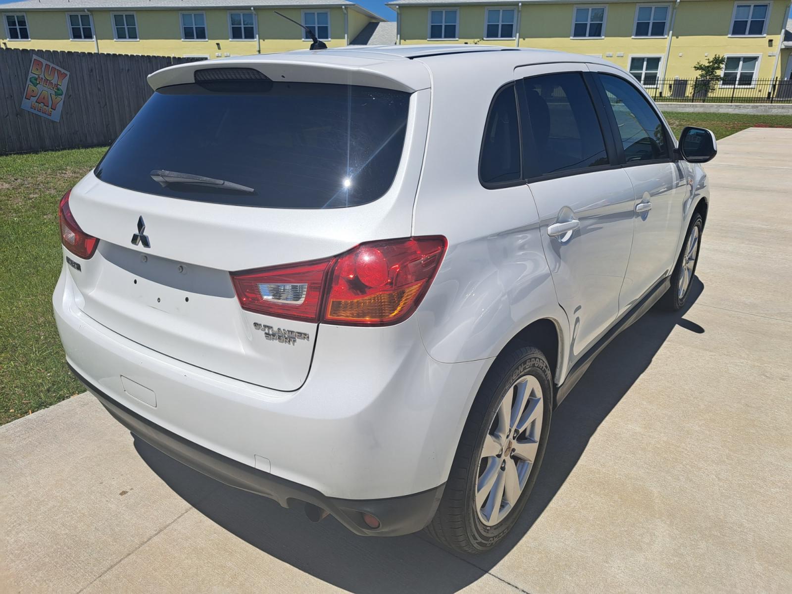 2015 White Mitsubishi Outlander Sport ES 2WD (4A4AP3AU5FE) with an 2.0L L4 DOHC 16V engine, Continuously Variable Transmission transmission, located at 1181 Aurora Rd, Melbourne, FL, 32935, (321) 241-1100, 28.132914, -80.639175 - Photo #1