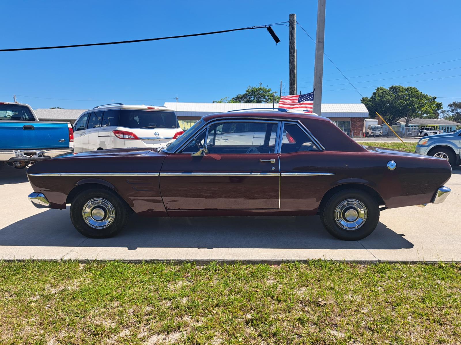 1967 BURGUNDY Ford FALCON (7B20T162027) with an 6-CYLINDER engine, Automatic transmission, located at 1181 Aurora Rd, Melbourne, FL, 32935, (321) 241-1100, 28.132914, -80.639175 - Photo #0