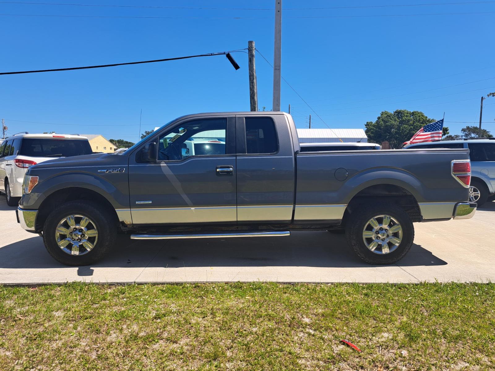 2011 Grey Ford F-150 FX4 SuperCab 6.5-ft. Bed 4WD (1FTFX1ET8BF) with an 3.5L V6 engine, Automatic transmission, located at 1181 Aurora Rd, Melbourne, FL, 32935, (321) 241-1100, 28.132914, -80.639175 - Photo #0