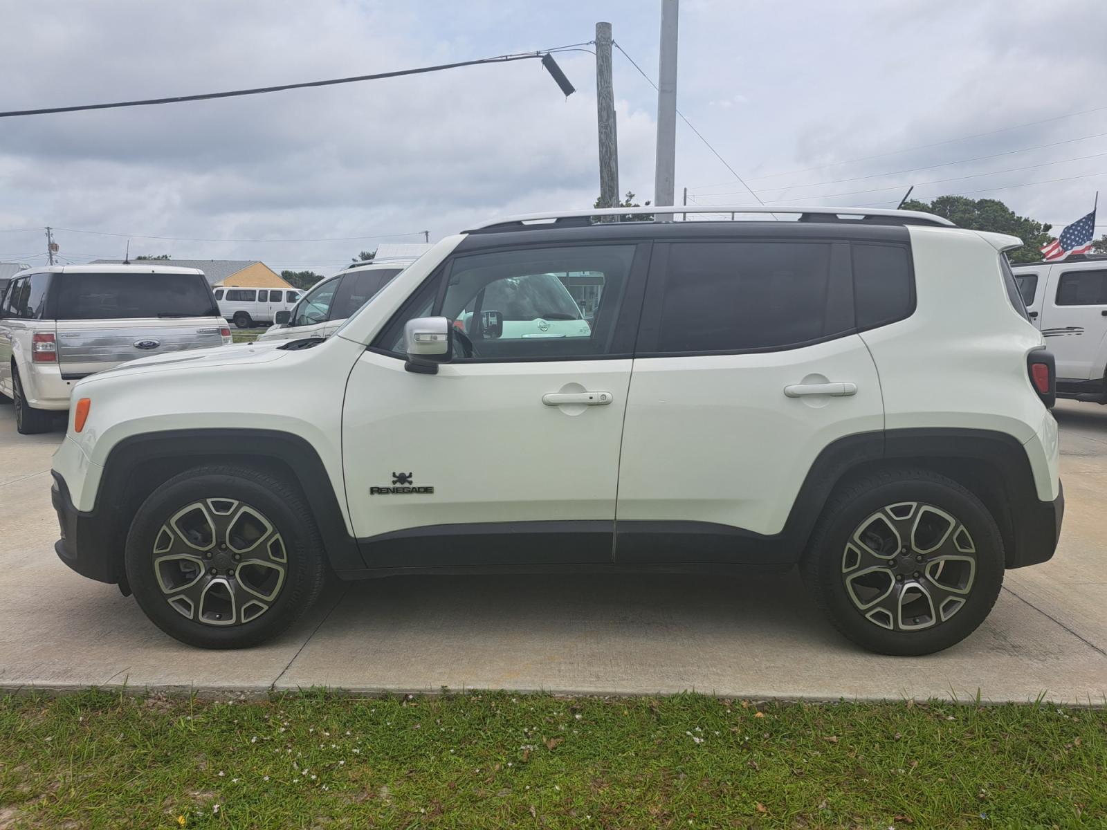 2016 White Jeep Renegade Limited FWD (ZACCJADT5GP) with an 2.4L L4 DOHC 16V engine, 9A transmission, located at 1181 Aurora Rd, Melbourne, FL, 32935, (321) 241-1100, 28.132914, -80.639175 - Photo #0