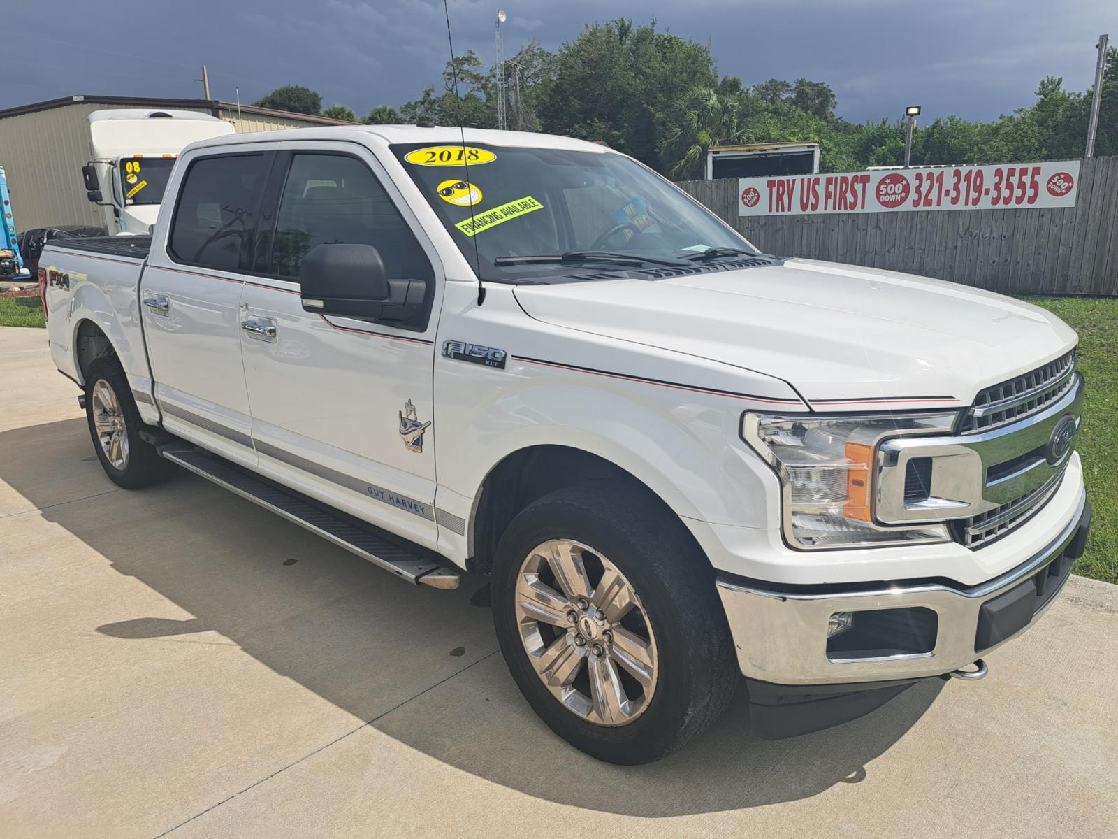 2018 White Ford F-150 XLT SuperCrew 5.5-ft. Bed 4WD (1FTEW1EG8JK) with an 3.5L V6 TURBO engine, 6A transmission, located at 1181 Aurora Rd, Melbourne, FL, 32935, (321) 241-1100, 28.132914, -80.639175 - Photo #2