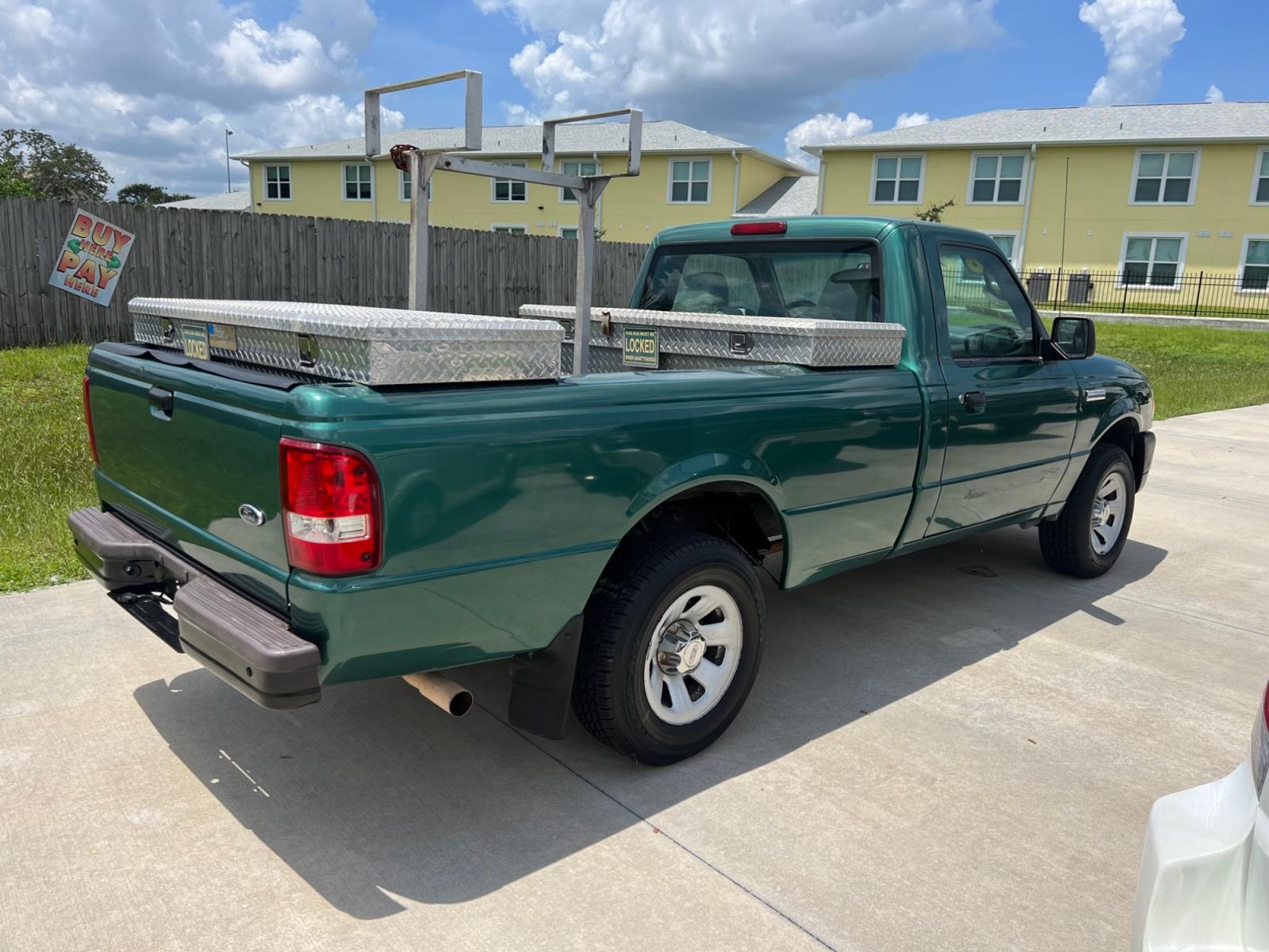 2008 GREEN Ford Ranger Sport 2WD (1FTYR10U98P) with an 3.0L V6 OHV 12V engine, AUTOMATIC transmission, located at 1181 Aurora Rd, Melbourne, FL, 32935, (321) 241-1100, 28.132914, -80.639175 - Photo #1