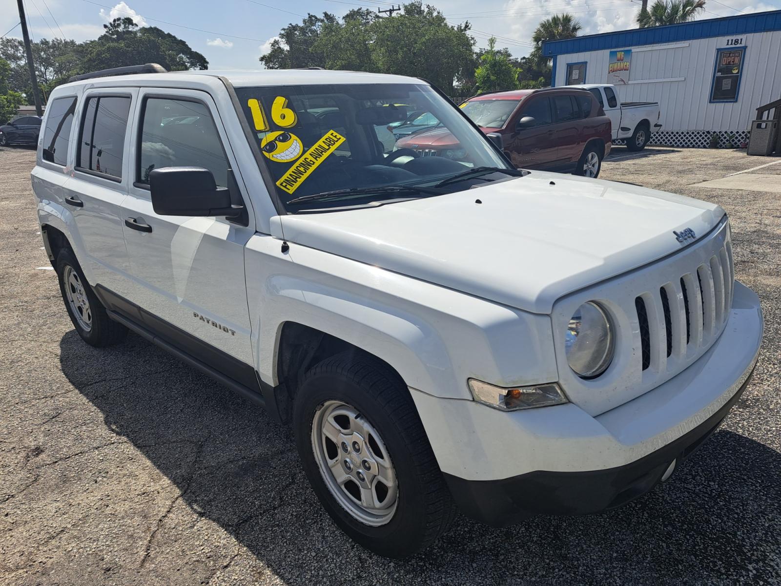 2016 White Jeep Patriot Sport 2WD (1C4NJPBB4GD) with an 2.4L L4 DOHC 16V engine, AUTOMATIC transmission, located at 1181 Aurora Rd, Melbourne, FL, 32935, (321) 241-1100, 28.132914, -80.639175 - Photo #2