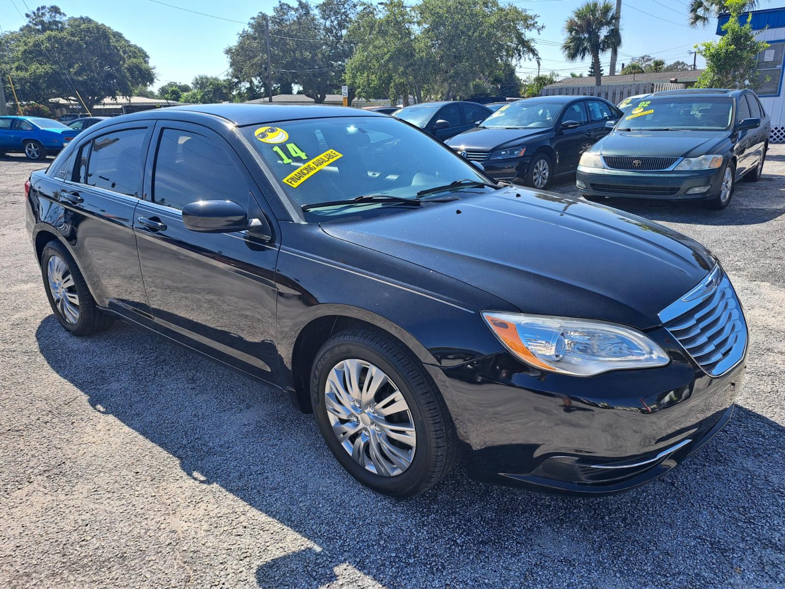 2014 Black Chrysler 200 LX (1C3CCBAB9EN) with an 2.4L L4 DOHC 16V engine, 6-Speed Automatic transmission, located at 1181 Aurora Rd, Melbourne, FL, 32935, (321) 241-1100, 28.132914, -80.639175 - Photo #2
