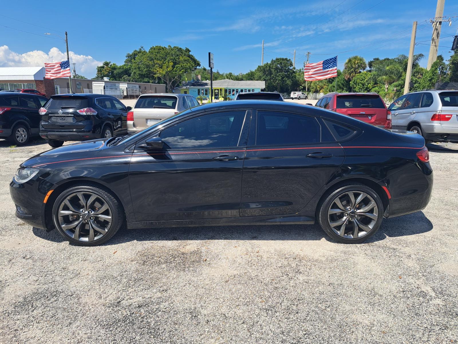 2015 Black Chrysler 200 S (1C3CCCBB2FN) with an 2.4L L4 DOHC 16V engine, Automatic transmission, located at 1181 Aurora Rd, Melbourne, FL, 32935, (321) 241-1100, 28.132914, -80.639175 - Photo #0