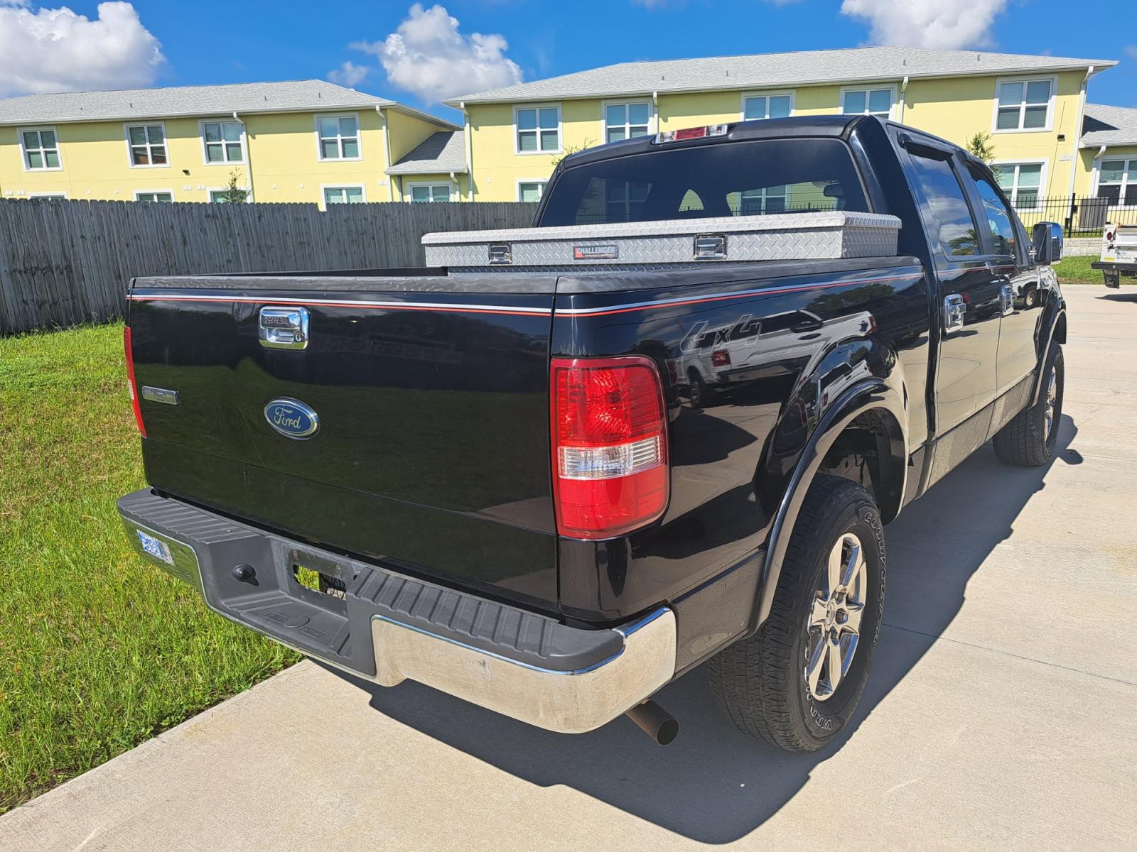 2005 Black Ford F-150 FX4 SuperCrew 4WD (1FTPW14575K) with an 5.4L V6 SOHC 16V engine, 4-Speed Automatic Overdrive transmission, located at 1181 Aurora Rd, Melbourne, FL, 32935, (321) 241-1100, 28.132914, -80.639175 - Photo #1